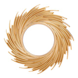 Maxbell Modern Wall Hanging Mirror Round Makeup Mirror for Home Decoration Aureate