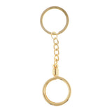 Max Coin keyring Pendant Keychain Commemorative Bitcoin Key Ring 25mm Golden
