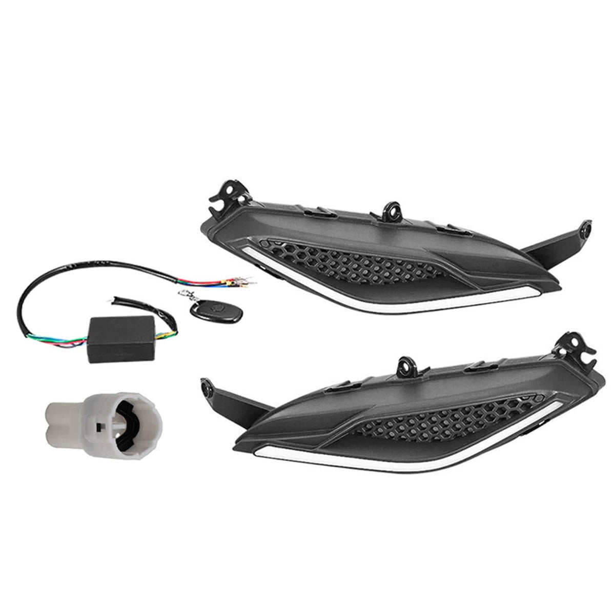 Maxbell Motorcycle Flowing Turn Signal Lights for Yamaha LC135V2-v7 Replacement Blue