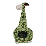 Max Soft Plush Animal Shape Foot Stool Cover with Chair Leg Socks Green Giraffe - Aladdin Shoppers