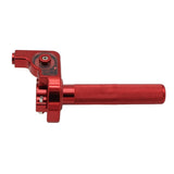 Maxbell 1/4 Turn 7/8" CNC Throttle Tube Handle Twist Grip for Honda CR CRF XR Red