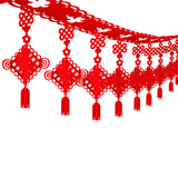 Maxbell Chinese New Year Banner Garland Pendants for Holidays Bedroom Indoor Outdoor Style C