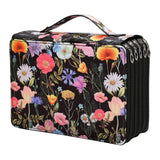 Maxbell Big Capacity Pencil Case Pen Bag Organizer Multipurpose Pouch Portable Black