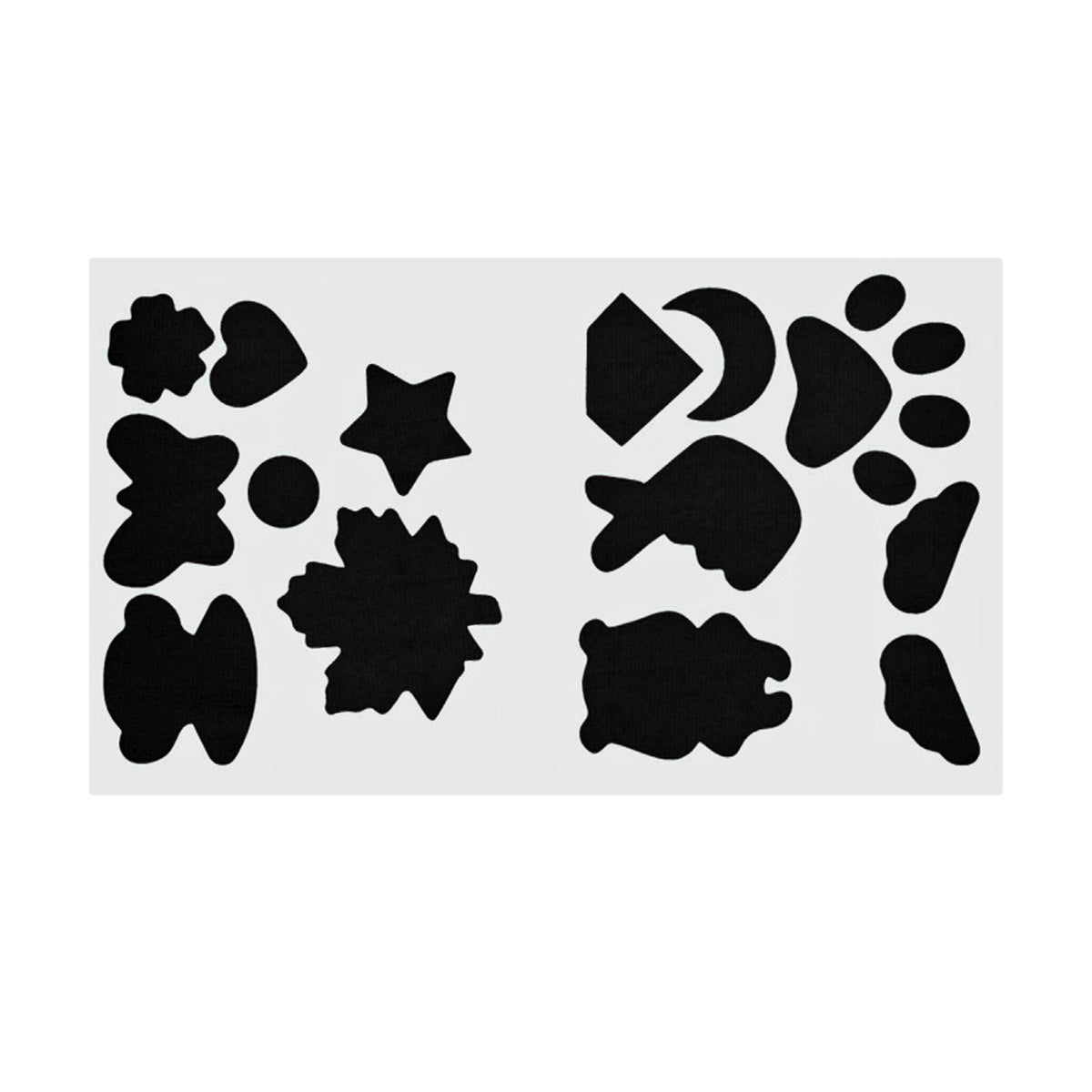 Maxbell Down Jacket Repair Patches Clothing Repair Patch Fabric Patch for Clothes 21pcs Black