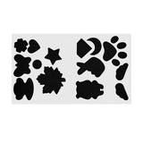 Maxbell Down Jacket Repair Patches Clothing Repair Patch Fabric Patch for Clothes 21pcs Black