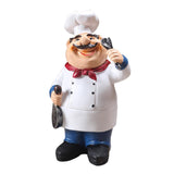 Max Resin Chef Kitchen Decor Table Centerpiece Figurine Home Collectible Spoon