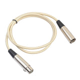 Maxbell 3 Pin XLR Male to Female Extension Cord Microphone Mic Audio Cable 180cm