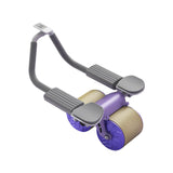 Maxbell Abdominal Roller Wheel Strength Training for Men Women Home Gym Accessory Violet
