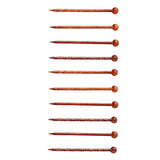 Maxbell 10 Pcs Vintage Women Wood Hair Stick Hairpin Head Pins for Hair Accessories