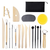 Maxbell 19x Clay Tools DIY Engraving Smoothing Cutting Modeling Clay Sculpting Tools