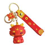 Maxbell 2024 Dragon Chinese Lunar New Year Keychain Keyring for Girlfriend Men Bag