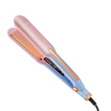 Maxbell Hair Straightener Curler Curved and Straight Hair Multifunction Women pink