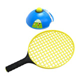 Maxbell Kids Tennis Rackets Single Tennis Trainer for Garden Backyard Outdoor Indoor yellow