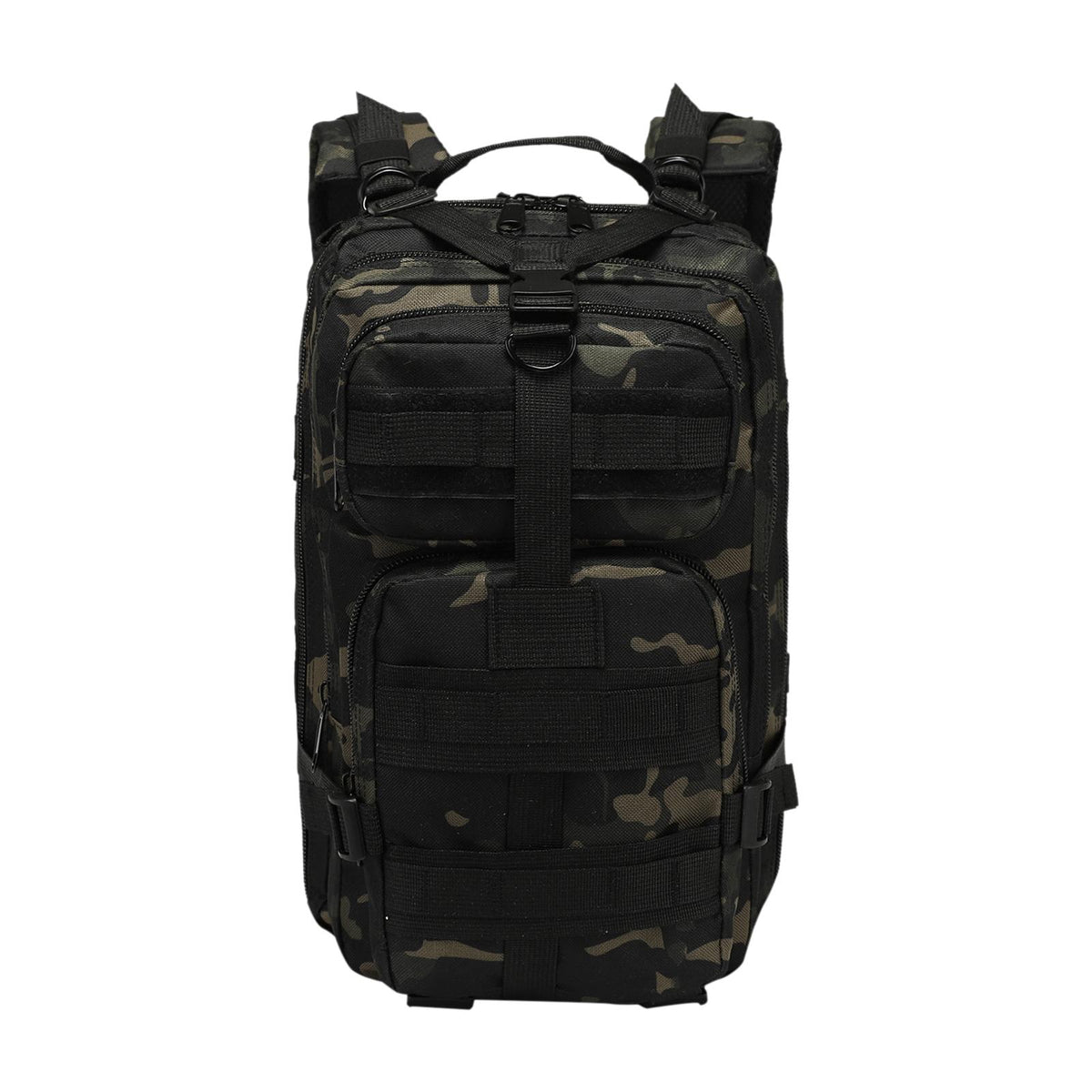 Maxbell Hiking Backpack Traveling Rucksack for Camping Hunting Black CP Color