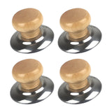 Maxbell Pot Lid Cover Knob Handle 4Pcs Pan Handgrip Lid Knob Cap for Saucepan Lids