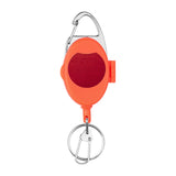 Maxbell Fly Fishing Zinger Cards Holder Retractable Badge Holder Key Chain Reel Clip Red