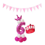 Max Maxb Happy Birthday Latex Balloons Number Column Stand Balloon Party Decor 7