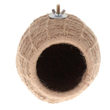 Maxbell Handmade Weave Straw Rope Nests Birds Breeding Hatching Nest Straw rope