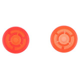Maxbell 2 Pieces Guitar Effect Foot Nail Cap Protection Cap for Effects Pedal Red