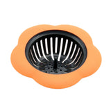 Max Bath Drain Shower Tub Strainer Cover Sink Trap Basin Stopper Filter Orange
