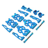 Maxbell RC Front Rear Swing Arm Steering Cup Parts Set for 16104 Q117A 1:16 Scale RC blue