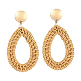 Maxbell 1Pair Dangling Ear Stud Elegant Geometric Lightweight for Daily Wear Party A
