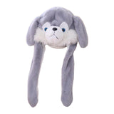 Maxbell Winter Puppy Shaped Plush Hat Accessories Stuffed Hat Lovely for Masquerade