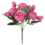 Max Artificial Silk Peony Bridal Bouquets for Wedding Home Decoration Rose Red - Aladdin Shoppers