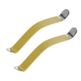 Maxbell 2pcs Luthier Guitar Care Tool String Spreaders for Cleaning Fretboard Yellow