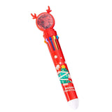 Maxbell 10 Colors Ballpoint Pen Retractable Ballpoint Pen 10 in 1 for Gift Children Elk