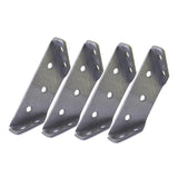 Maxbell 4 Pieces Corner Braces Joint Protector Angle Brackets for Table Wood Cabinet