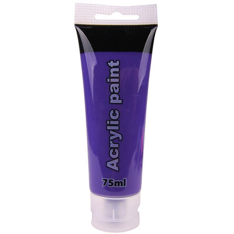 Maxbell Acrylic Paint Waterproof Pigment Adults Craft Drawing Coloring Purple