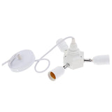 Maxbell Vintage Ceiling Pendant Lamp Light fixture Adjustable White One Turn Four