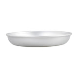 Maxbell Dinner Plate Portable Round Metal Serving Platter for Camping Baking Kitchen