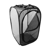 Max Foldable Insect and Butterfly Habitat House Terrarium Breeding Cage Black M