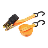 Maxbell Cargo Ratchet Strap Working Load Capacity Sturdy Accessories for Motorcycles Orange
