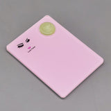 Maxbell Pink Acrylic Eyelash Extension Eye Lash Pallet Tool + Round Jade Stone