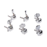 Maxbell 6pcs Semiclosed Tuners Tuning Pegs with Accs for Electric Acoustic Guitars