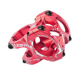 Maxbell Bike Short Stem Mountain Road Bicycle 28.6mm 1-1/8 31.8mm Handlebar Stem Red