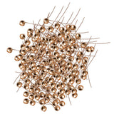 Maxbell 100 Pieces Artificial Berries Foam Flower Fruit Stamens DIY Supplies Gold