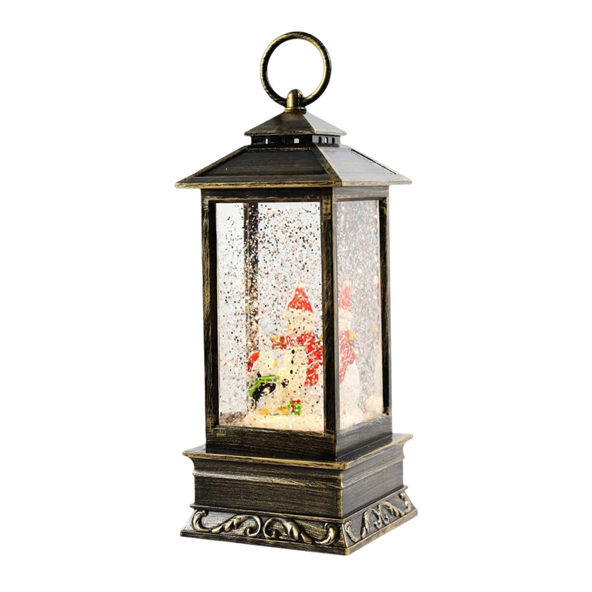 Maxbell Christmas Lantern Music Box Kids Gift Decoration with Light Birthday Gift Snowman
