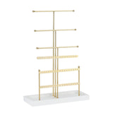 Maxbell Jewelry Holder Free Standing Tabletop 6 Tiers Organization for Bracelet Ring Aureate