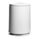 Max Classic Home Trash Can Office Creative Waste Paper Basket with Lid White