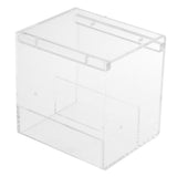 Maxbell Transparent Acrylic Parrot Hanging Bird Bathtub Pet Bird Bath Clean Box  S