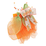 Maxbell Halloween Pumpkin Wreath Door Hanger for Stairs Indoor Thanksgiving Decor