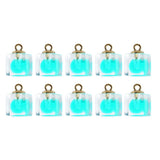 Maxbell 10x Square Multicolor Crystal Ball Pendant Christmas Decorations Light Blue