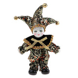 Max 6inch 16cm Pocerlain Triangel Doll Clown Doll Home Desk Display Ornaments #3