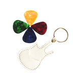 Maxbell PU Leather Guitar Pick Holder Keychain Guitar Accessories Guitar Picks Case