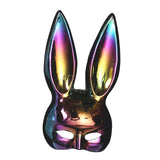 Maxbell Rabbit Ears Mask Women's Bunny Costume Masks Funny for Masquerade Theaters Colorful