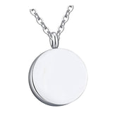 Maxbell Stainless Steel Memorial Urn Necklace Good Sealing Charm Small Openable
